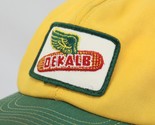  DeKalb Swingster Yellow Green Patch Mesh Snapback Trucker Cap USA Vintage - $117.59