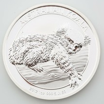 2012-P Australia Silver Koala One Dollar Coin BU 1 oz .999 $1 Elizabeth ... - $2,312.18 MXN