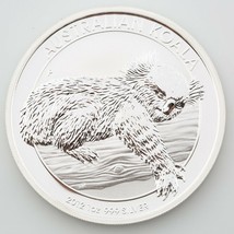 2012-P Australia Silver Koala One Dollar Coin BU 1 oz .999 $1 Elizabeth KM#1689 - £68.55 GBP