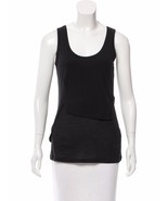 Helmut Lang Rare Archival Vintage Black Layered Tank Top IT 40 XS - $108.04 CAD