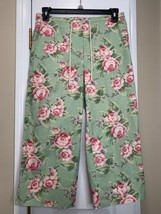 Lauren Ralph Lauren Womens Capri Pants Hawaiian Floral Print Tropical Sz 10 Med - £13.52 GBP