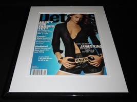 James King Framed ORIGINAL Vintage 2000 Details Magazine Cover - $34.64