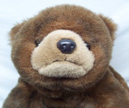 VINTAGE TY 1996 SOFT BROWN PAWS GRIZZLY TEDDY BEAR 18&quot; Plush Stuffed Ani... - $24.75