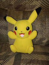 WCT Wicked Cool Toys Pokemon Pikachu Plush 9&quot; Yellow Stuffed Animal Toy Nintendo - $14.85