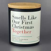 Smells Like First Christmas, Best Friend Gift, Christmas Gift Candle Custom | Ca - £20.84 GBP