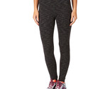Bench Women&#39;s Jet Black Heathered Marl Baddah Leggings Fitness Yoga Pant... - $36.53