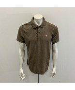 Bongo Jeans Polo Shirt Men&#39;s Size XL Brown Short Sleeve Collared Shirt - $7.92