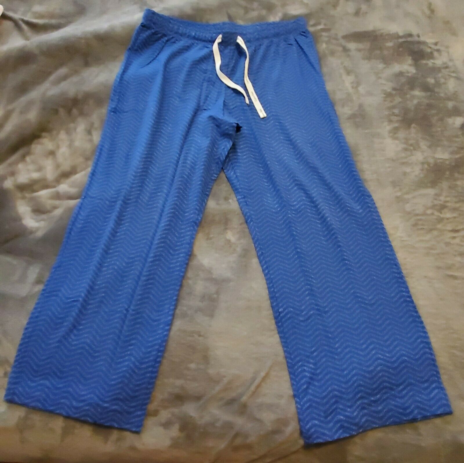 WOMENS CALVIN KLEIN LOUNGE PANTS - BLUE - SIZE LARGE - $9.99