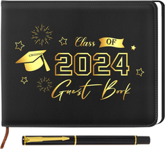 Class of 2024 Graduation Guest Book with Pen, Graduation Signature Book Graduati - £16.67 GBP