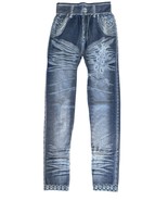 Women&#39;s Jean-Like Stretch Leggings Jeggings Soft Lightweight One Size (S... - $10.84 CAD