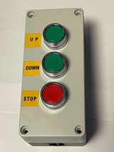 3BXT Exterior 3 Button Surface Mount Control Station Double Pole Up/Down/Stop - £31.59 GBP