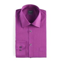 Mens Dress Shirt Arrow Purple Long Sleeve Regular Fit Textured $40-sz XL... - $19.80