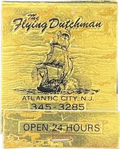 The Flying Dutchman, Atlantic City, New Jersey, Match Book Matches Match... - $11.99