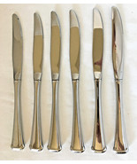 6 Oneida MAESTRO ST LEGER  Dinner Table Knife SSS Vintage Stainless Flat... - $3.83 CAD