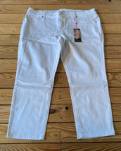 Laurie Felt NWT Women’s Silky ankle skinny zipper Jeans size XLP White CU - £15.81 GBP