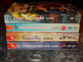 Harlequin Super Romance Lynn Leslie lot of 4 Contemporary Romance Paperbacks - £3.76 GBP