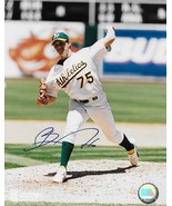 Barry Zito Oakland A&#39;s signed baseball 8x10 photo COA - $79.19