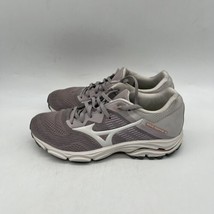 Mizuno Wave Inspire 16 Womens Running Shoes Purple Gray Size 7.5 NO CUSHION - £34.02 GBP