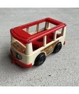 Fisher Price Little People Play Family Mini Bus Van Vintage 1969 FP-141 - £7.77 GBP