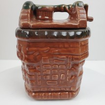 Vintage Wishing Well Cookie Jar w/ Lid House of Webster 7x5x4&quot; Ceramic - $26.18