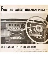 1954 Hillman Minx Smith Instruments Import Advertisement Automobilia DWPP11 - €21,46 EUR 1954 Hillman Minx Smith Instruments Import Advertisement Automobilia DWPP11 - €21,46 EUR