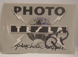 TESLA - VINTAGE ORIGINAL CONCERT TOUR CLOTH BACKSTAGE PASS ***LAST ONE*** - £7.89 GBP