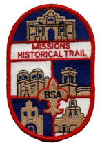 BSA - Missions Historical Trail - Collectible Boy Scouts Embroidered Patch - $5.00