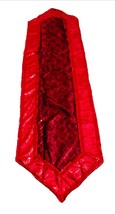 Melrose Deep Garnet Red Table Runner Diamond Pattern 16x70in Sequins - $14.12