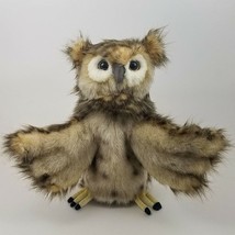 Owl Full Body Hand Puppet doll by Hansa Real Looking Plush Animal Learning Toy - £44.71 GBP