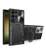 Case for Samsung Galaxy S25 Ultra (Color: Black) Slide Protective Hard B... - $850.29 MXN