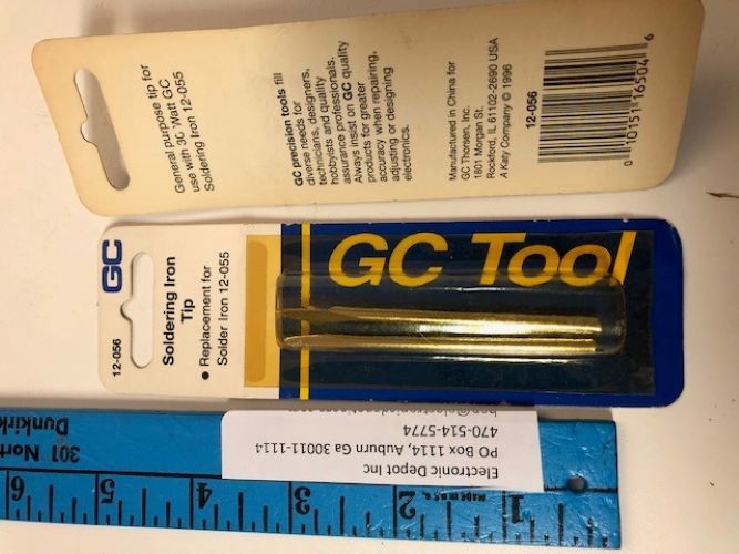 6 pack 12-056 gc tip 01e0235  12056 for solder iron  12-055  and 12-031 ... - $10.07