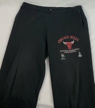 Vintage Chicago Bulls Sweatpants Joggers NBA Basketball Men’s Large USA 90s - £29.89 GBP