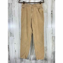 BDG Urban Outfitters Corduroy Pants Mom High Rise Tan Khaki Size 27 (27x29) - £23.77 GBP