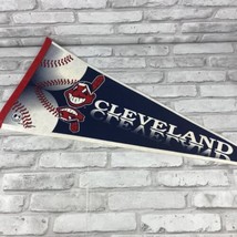 Tag Express Cleveland Indians Full Size Baseball Pennant Vintage 90’s  - £11.98 GBP