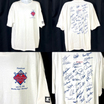 Minnesota Twins FuncoLand 1998 Autograph Party MLB Vtg Starter T-Shirt size 2XL - £56.97 GBP