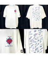 Minnesota Twins FuncoLand 1998 Autograph Party MLB Vtg Starter T-Shirt s... - £56.73 GBP
