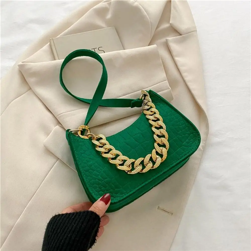 Luxury Brand Handbags Summer Metal Chain Shoulder Bag Women Office Party Handbag - £12.93 GBP