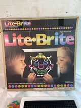Battery Operated Lite Brite 150 Pegs Storage Container Instructions Orig... - £11.36 GBP