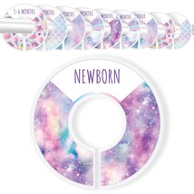 Baby Closet Dividers Clothes Dividers- Closet Divider Set | Color Clothing Rack  - £10.46 GBP