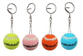 HEAD Mini Tennis Ball Keychain Keyring Bag Accessory 1Ball/Pack NWT - $17.73+