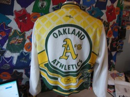 Vintage 90s Oakland A&#39;s Athletics Chalk Line Fanimation Jacket M  - £182.33 GBP