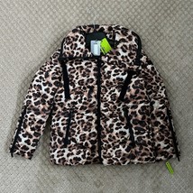 Sam Edelman Packable Leopard Print Puffer Jacket - Size Small - NWT - $64.99