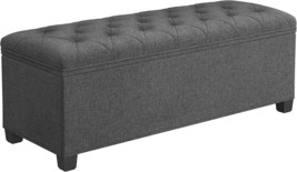 Songmics Storage Ottoman Bench, Bench With Storage, For Entryway, Bedroom, - £103.90 GBP