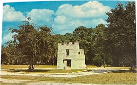 Ruins at Fort Frederica, St. Simons Island, Georgia vintage postcard - $11.99