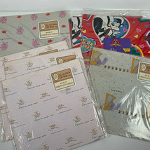 Sealed Lot of 8 Vintage Gift Wrap Hallmark Valentine Looney Tones Square New - £18.90 GBP