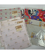 Sealed Lot of 8 Vintage Gift Wrap Hallmark Valentine Looney Tones Square... - €20,69 EUR