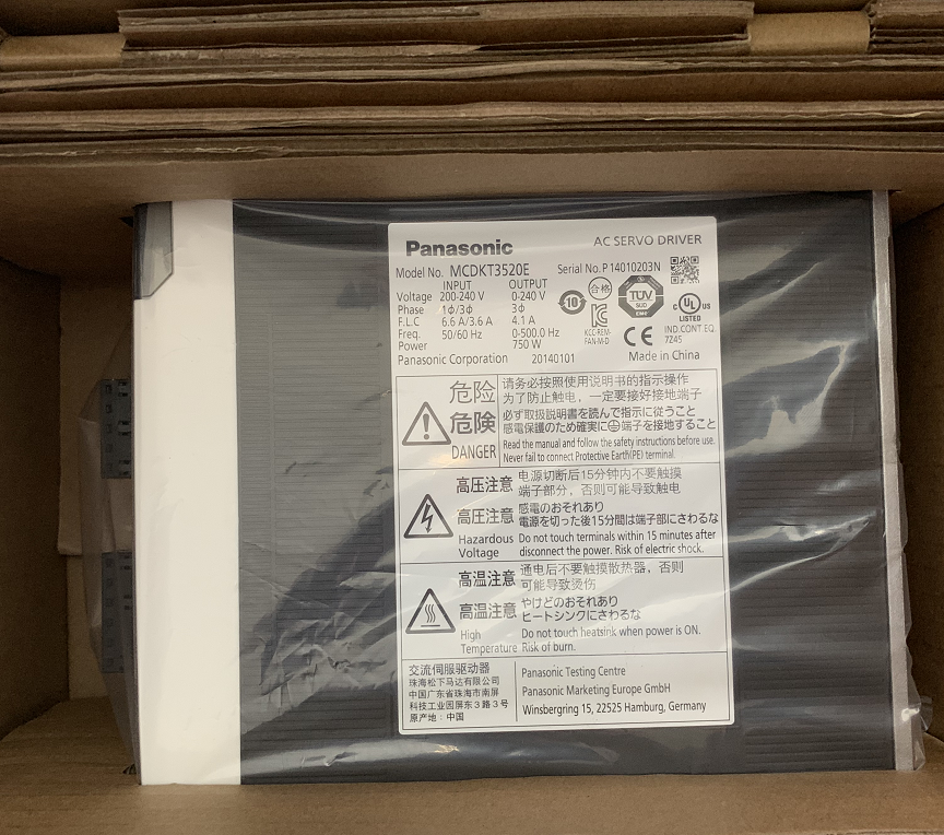 Panasonic MCDKT3520E 750W MINAS A5 E serie Servo Driver - $290.00