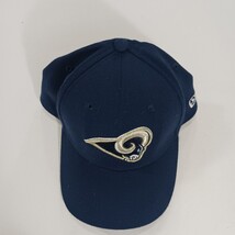 New Era NFL Los Angeles RAMS Men's L/XL Back Fitted Blue Baseball Cap Hat image 7