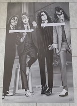 KISS ORIGINAL LICENSED 2004 ALL DRESSED UP POSTER 22 1/4 X 34 1/2 IN.BLA... - $27.69