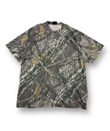 VTG Mossy Oak Shadow Branch Mens XL Sleeve Camo T Shirt Hunting Streetwe... - £23.29 GBP